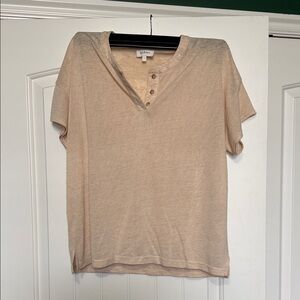Bohme Cream Henley Top